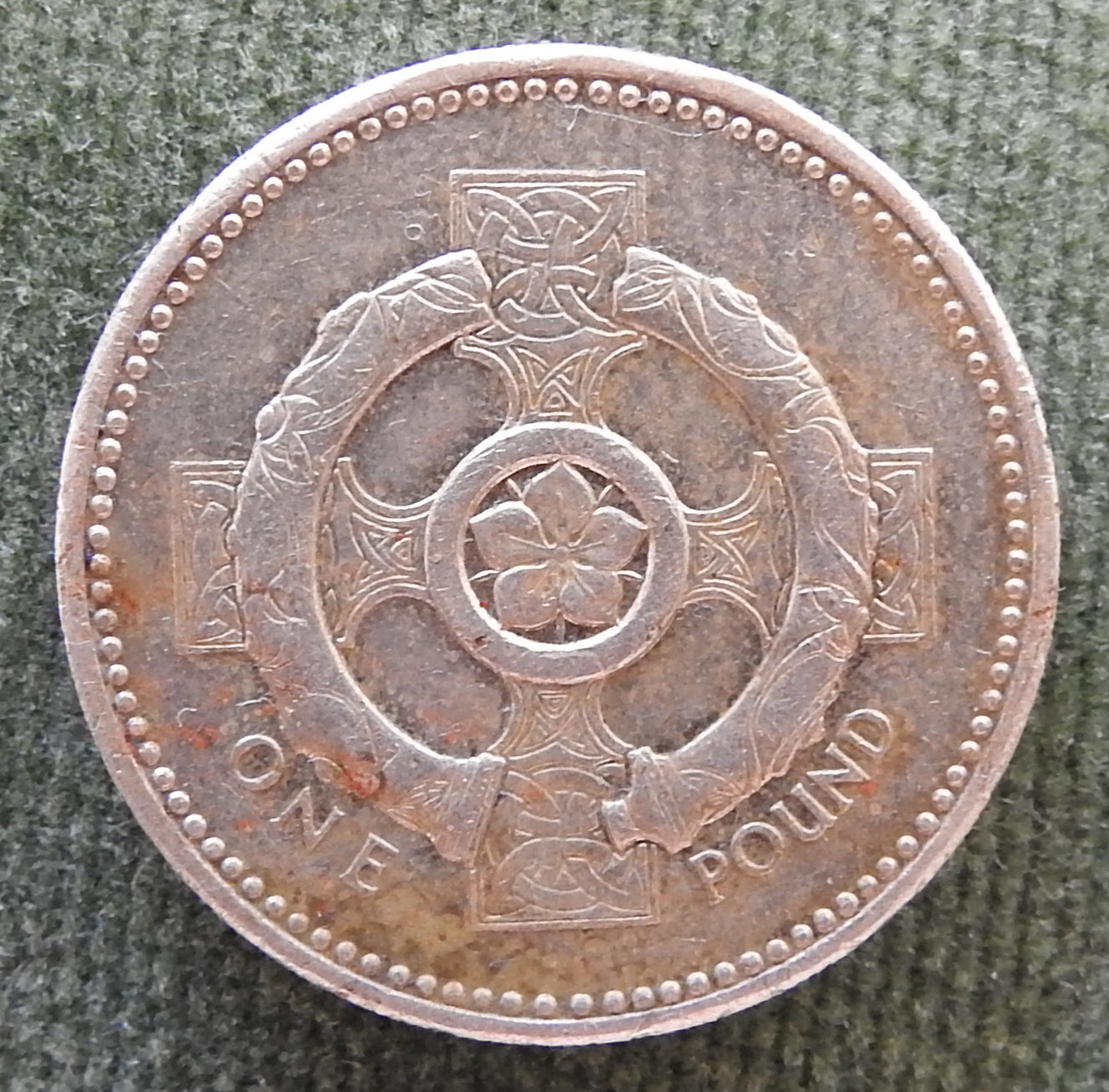 GB British UK English 1996 1 Pound Queen Elizabeth Coin