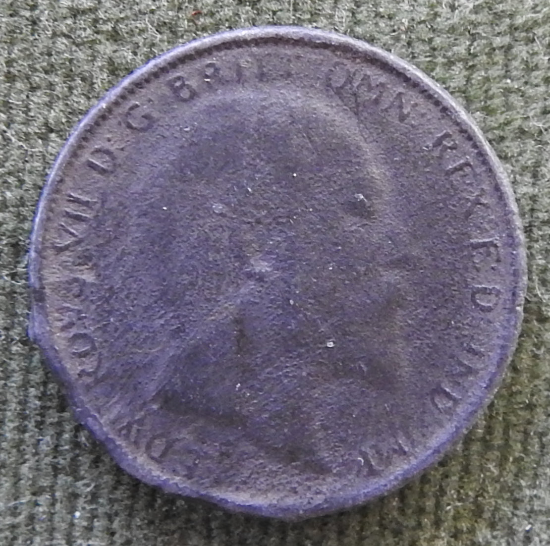 GB 1908 Jeton King Edward VII KEVII Gaming Token
