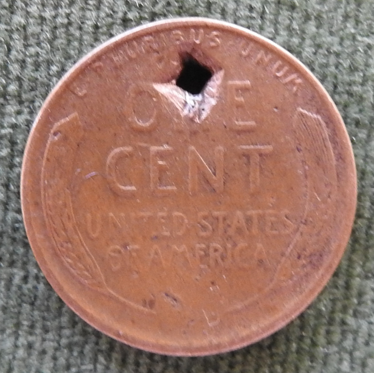 USA American 1919 S 1 Cent Wheat Lincoln Coin