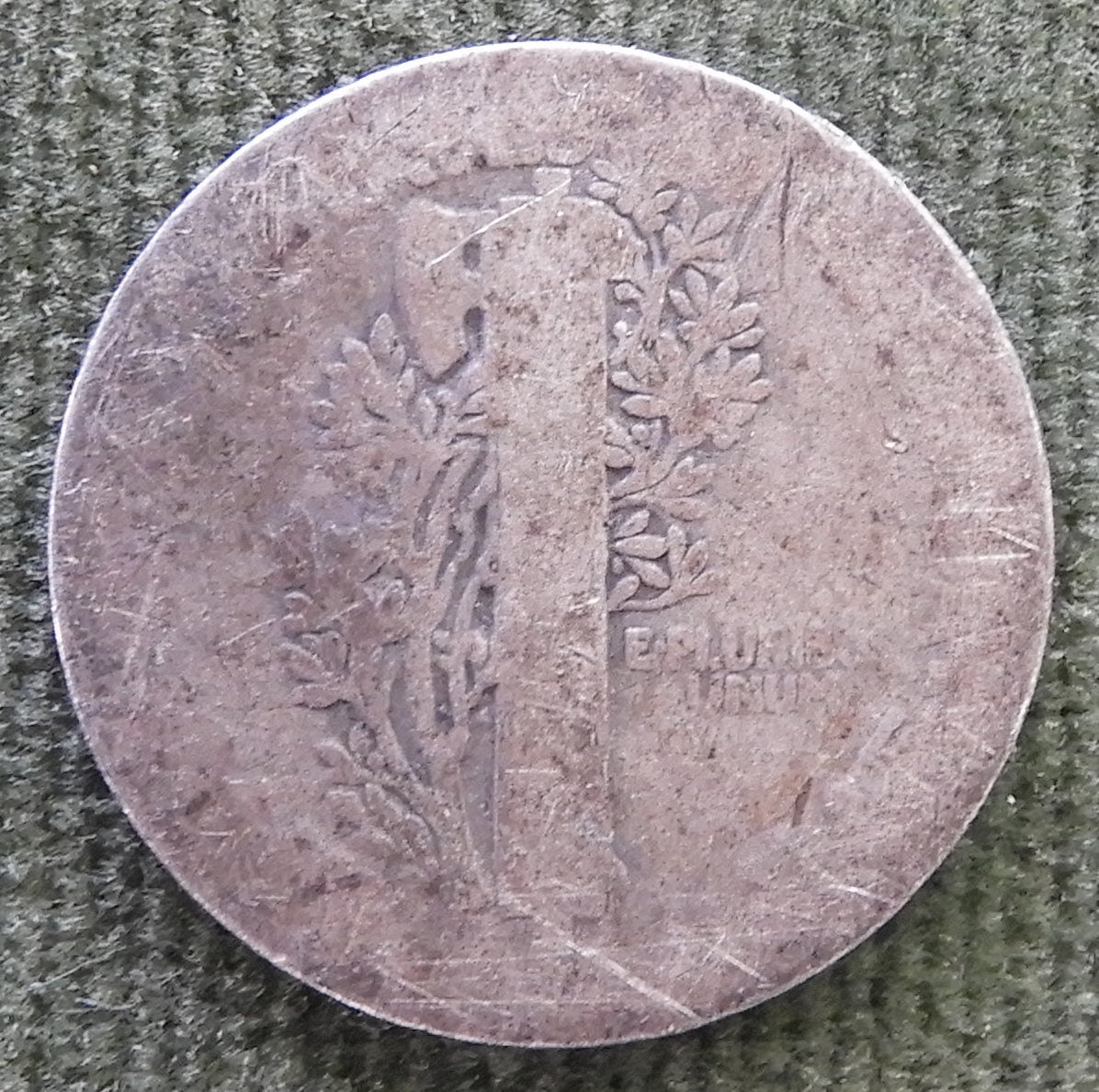 USA American 1926 Silver Winged Mercury Dime Coin - Circulated