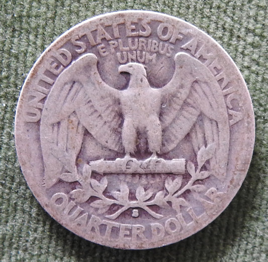USA American 1935 S Quarter Washington Silver Coin