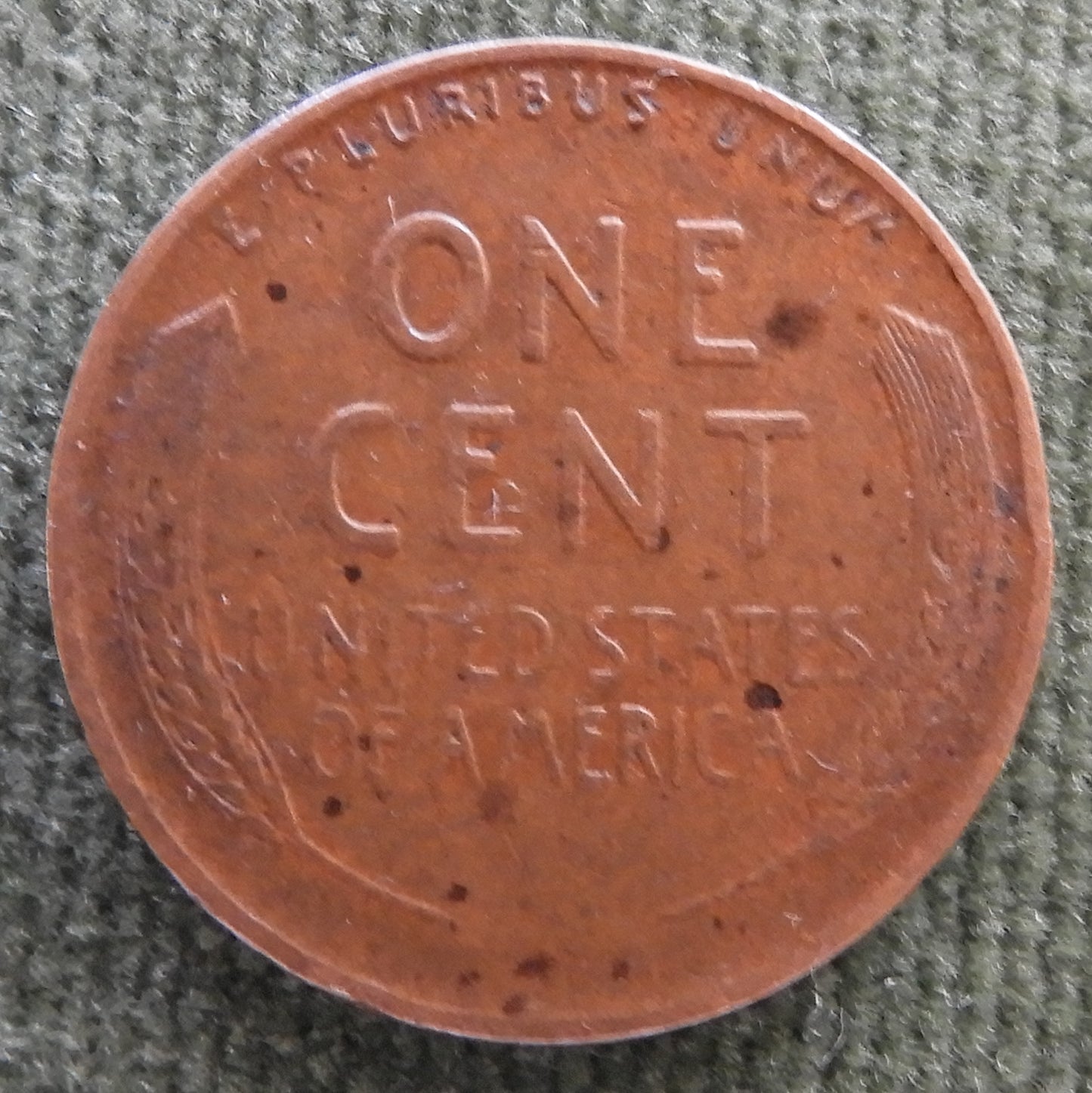 USA American 1941 D 1 Cent Lincon Wheat Coin - Grades as Fine
