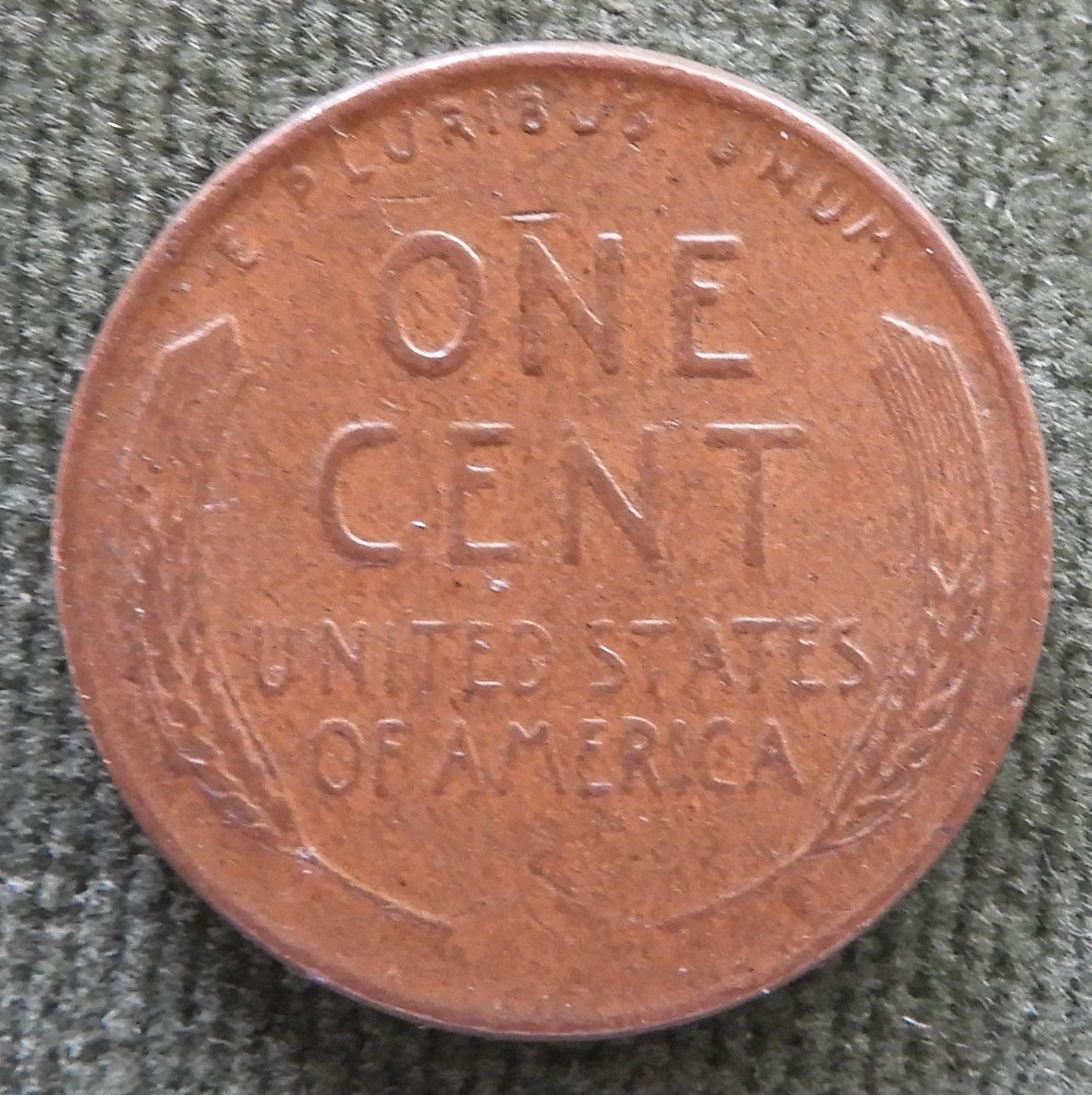 USA American 1953 D 1 Cent Lincon Wheat Coin - Grades as Fine