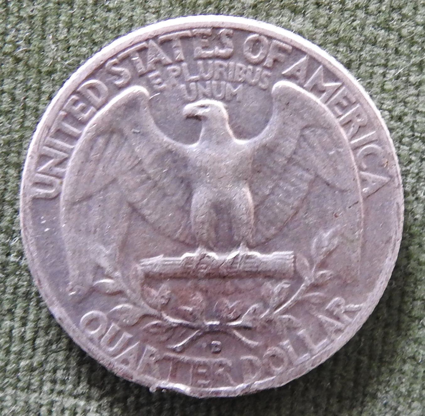 USA American 1958 D Quarter Washington Coin - Circulated