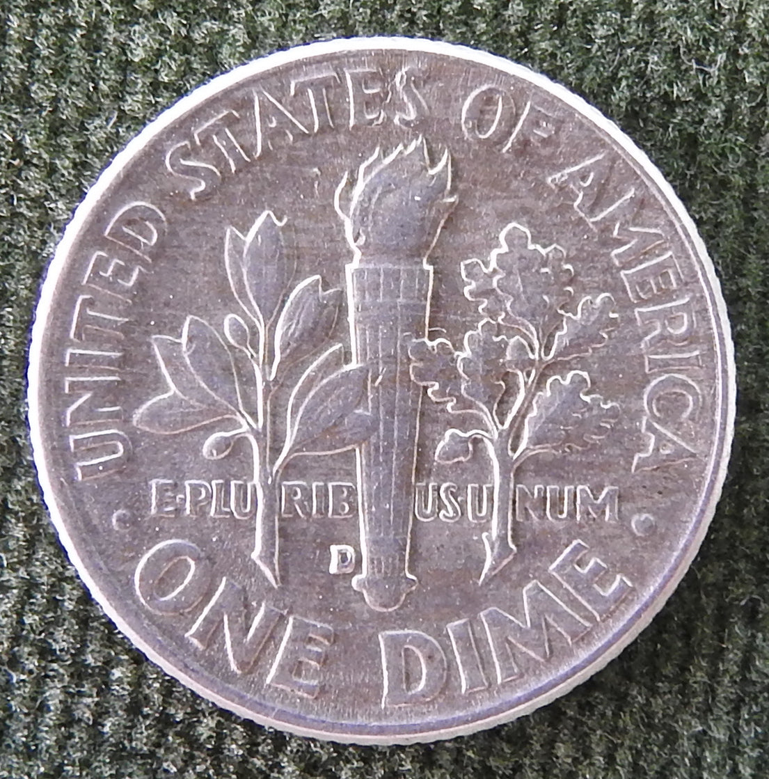USA American 1962 D Dime Roosevelt Coin - Circulated