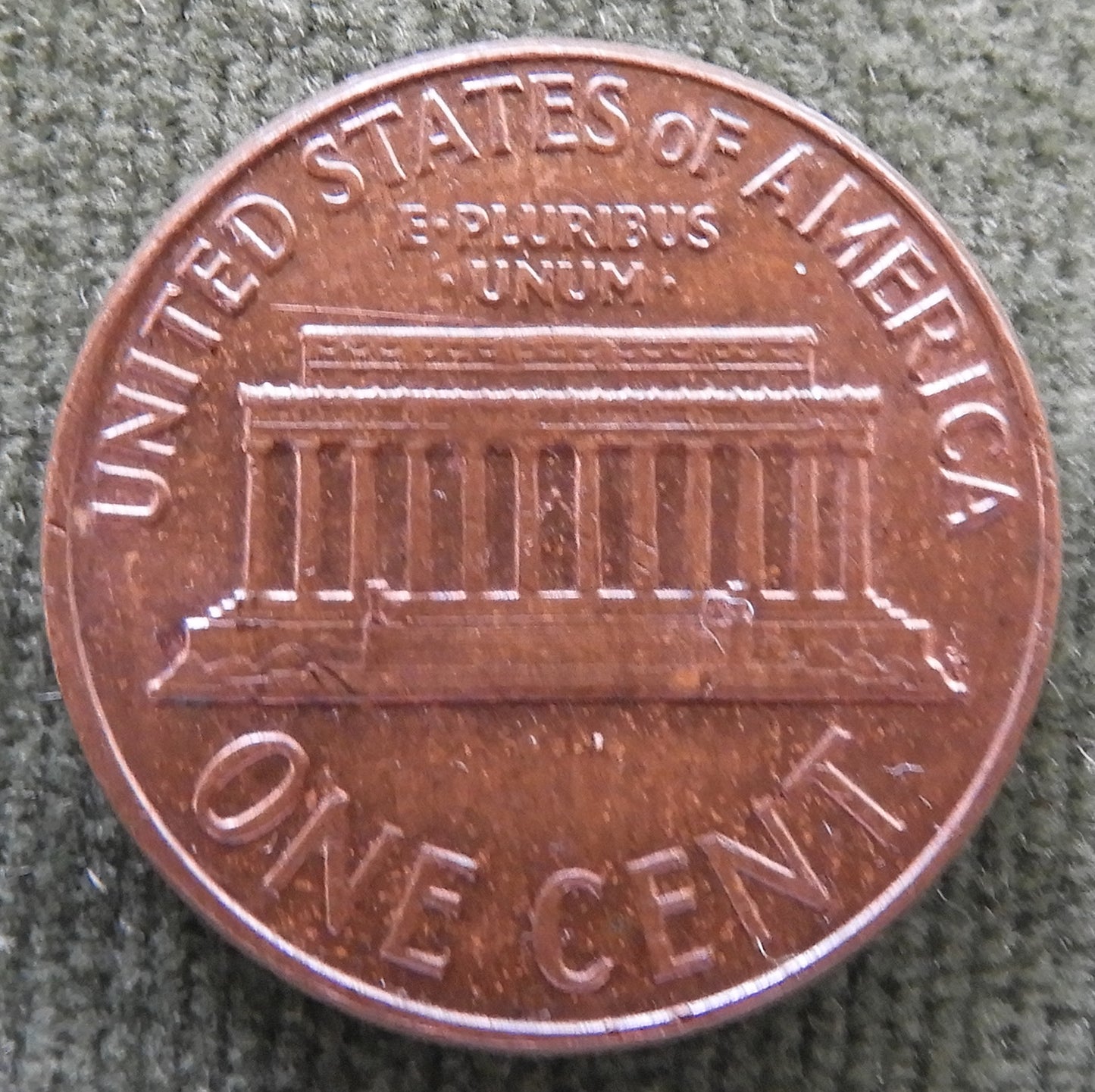 USA American 1964 D 1 Cent Lincoln Memorial Coin - Circulated