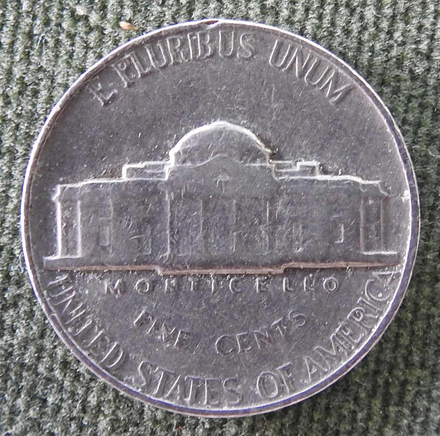 USA American 1964 Nickel Jefferson Coin - Circulated