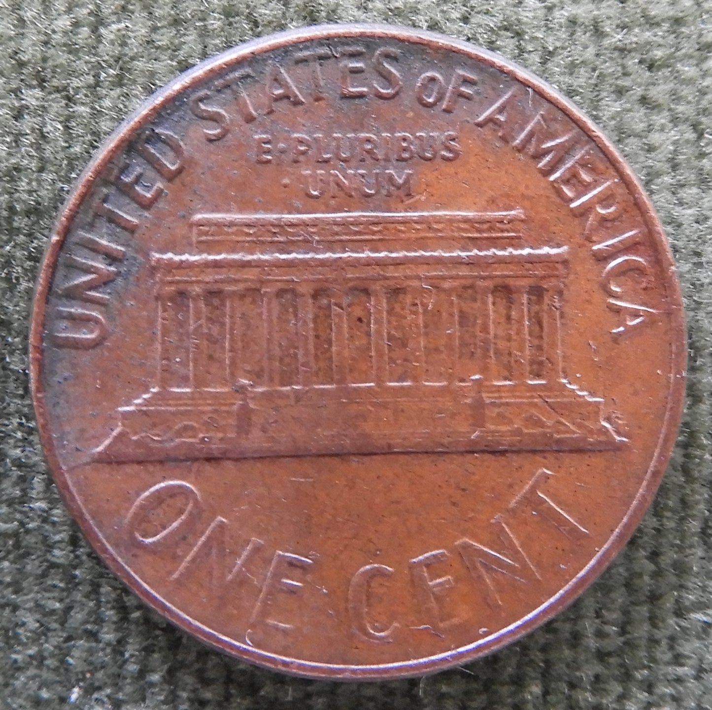 USA American 1966 1 Cent Lincoln Memorial Coin - Circulated
