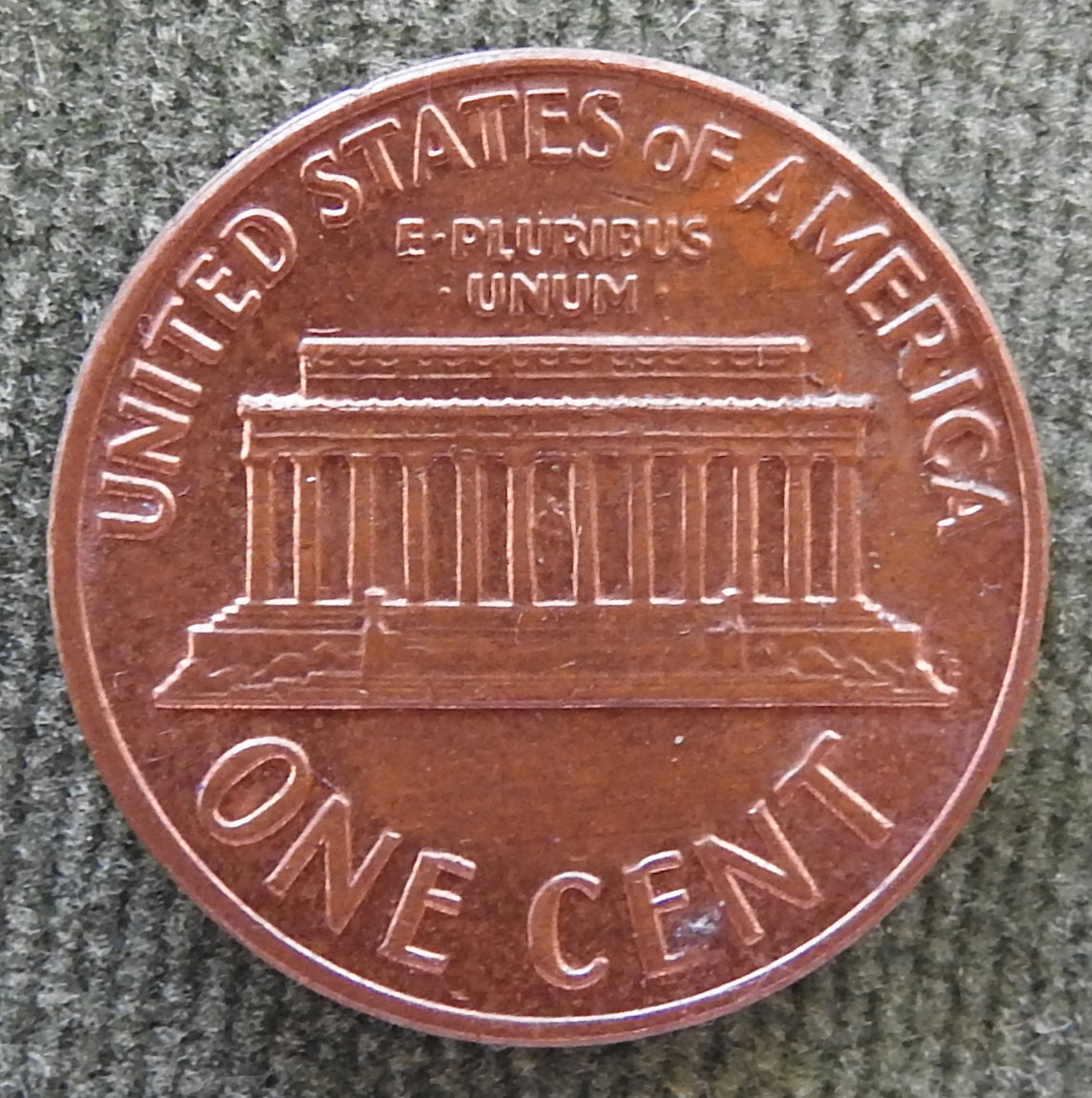 USA American 1971 1 Cent Lincoln Memorial Coin - Circulated