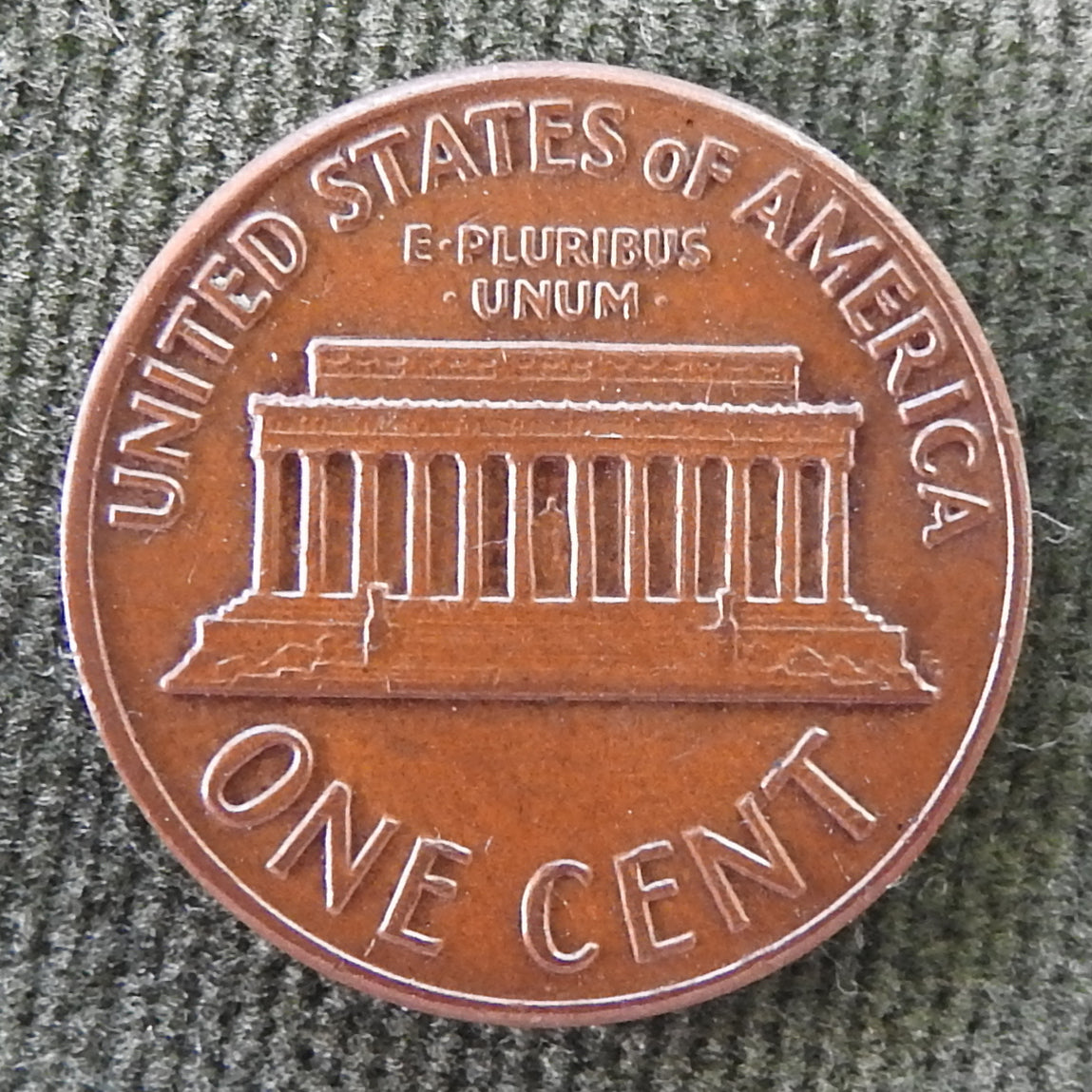 USA American 1972 1 Cent Lincoln Memorial Coin - Circulated