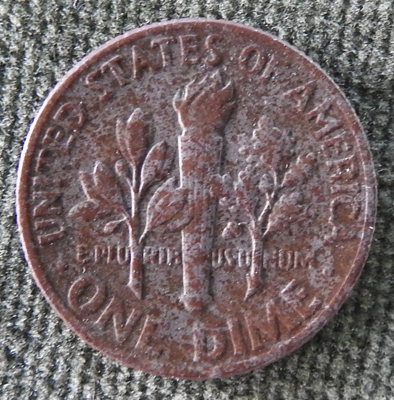 USA American 1972 D Dime Roosevelt Coin - Circulated