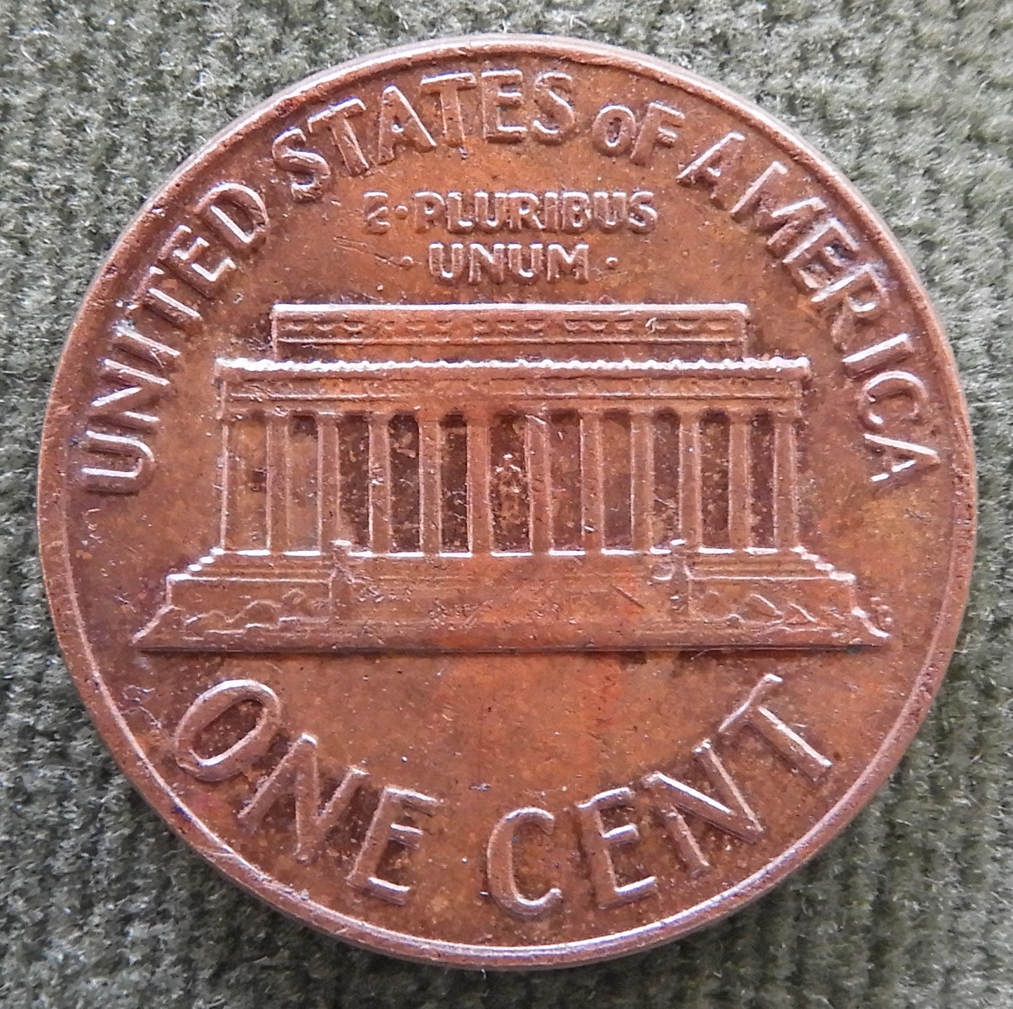 USA American 1972 S 1 Cent Lincon Memorial Coin - Grades as Fine