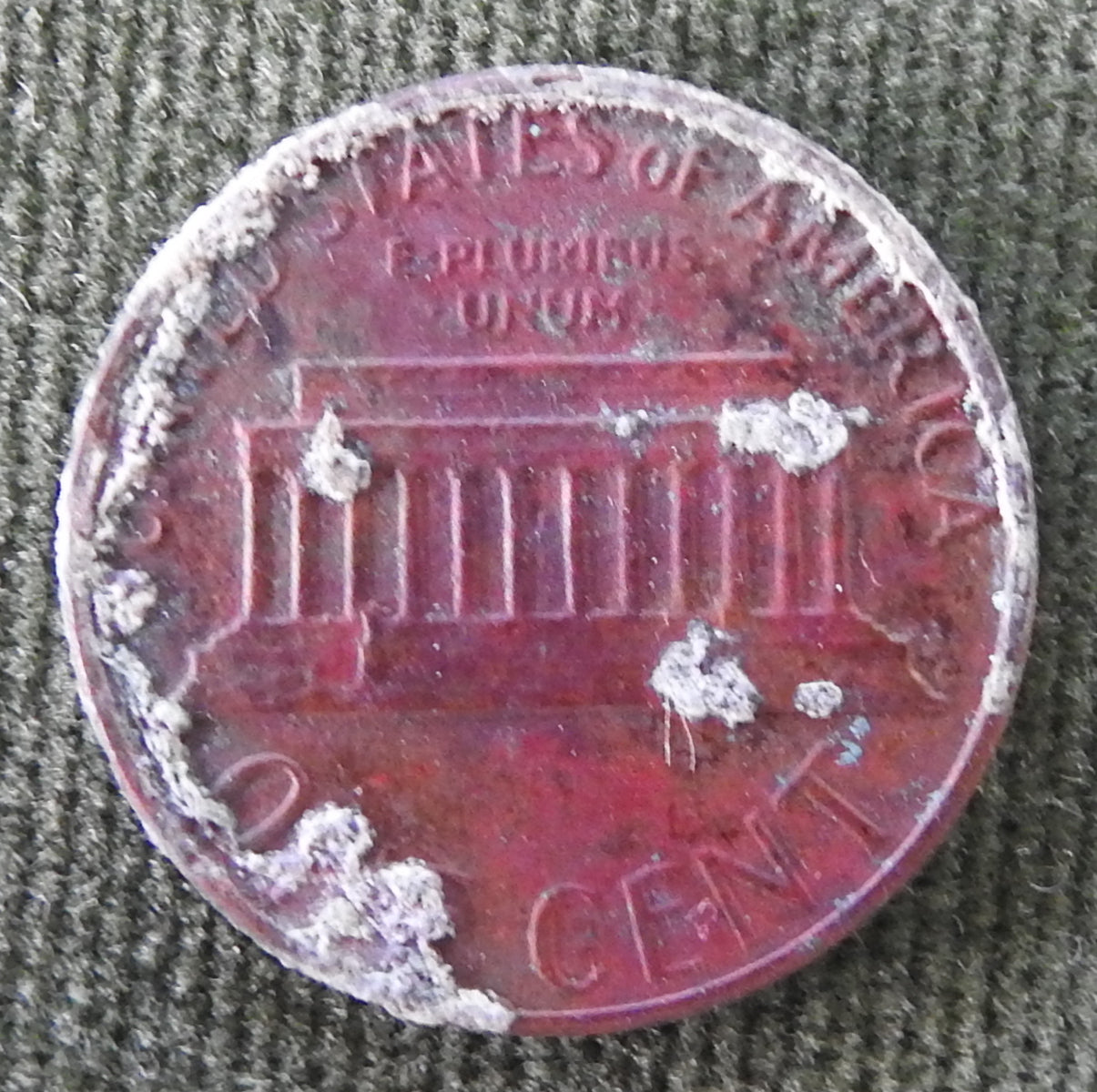 USA American 1982 D 1 Cent Lincoln Monument Coin - Circulated