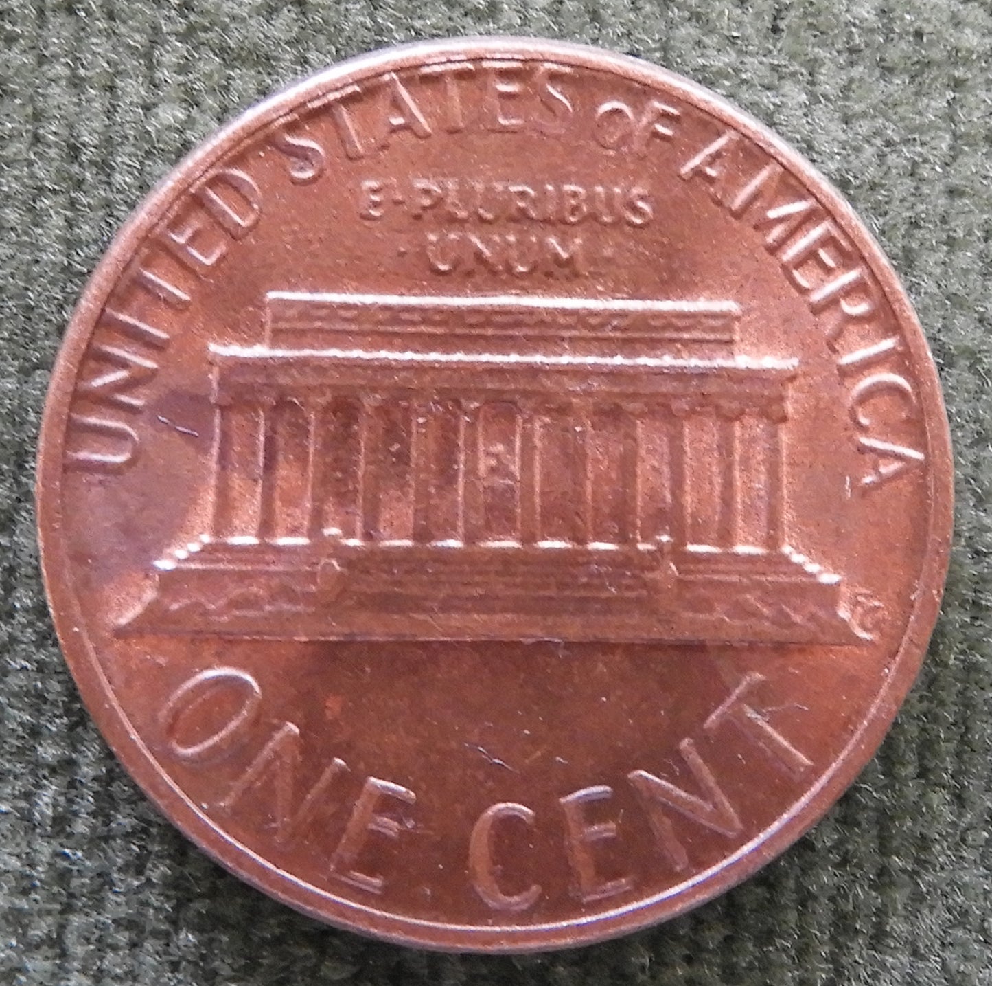 USA American 1985 D 1 Cent Lincoln Monument Coin - Circulated