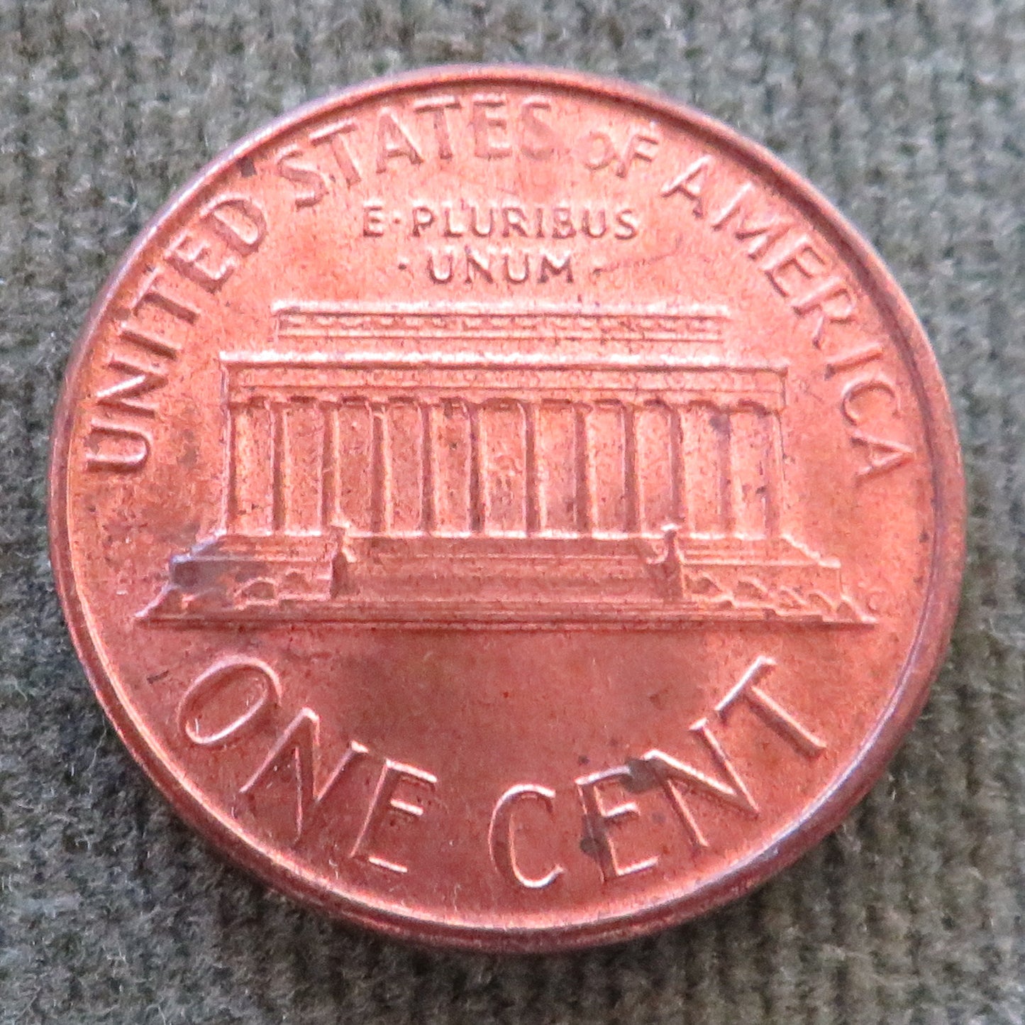 USA American 1986 D 1 Cent Lincoln Monument Coin - Circulated