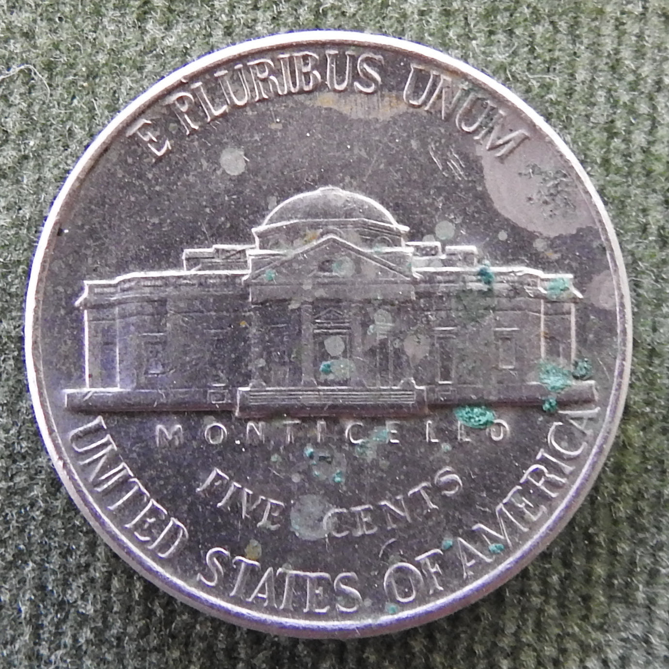 USA American 1989 D Nickel Jefferson Coin - Circulated