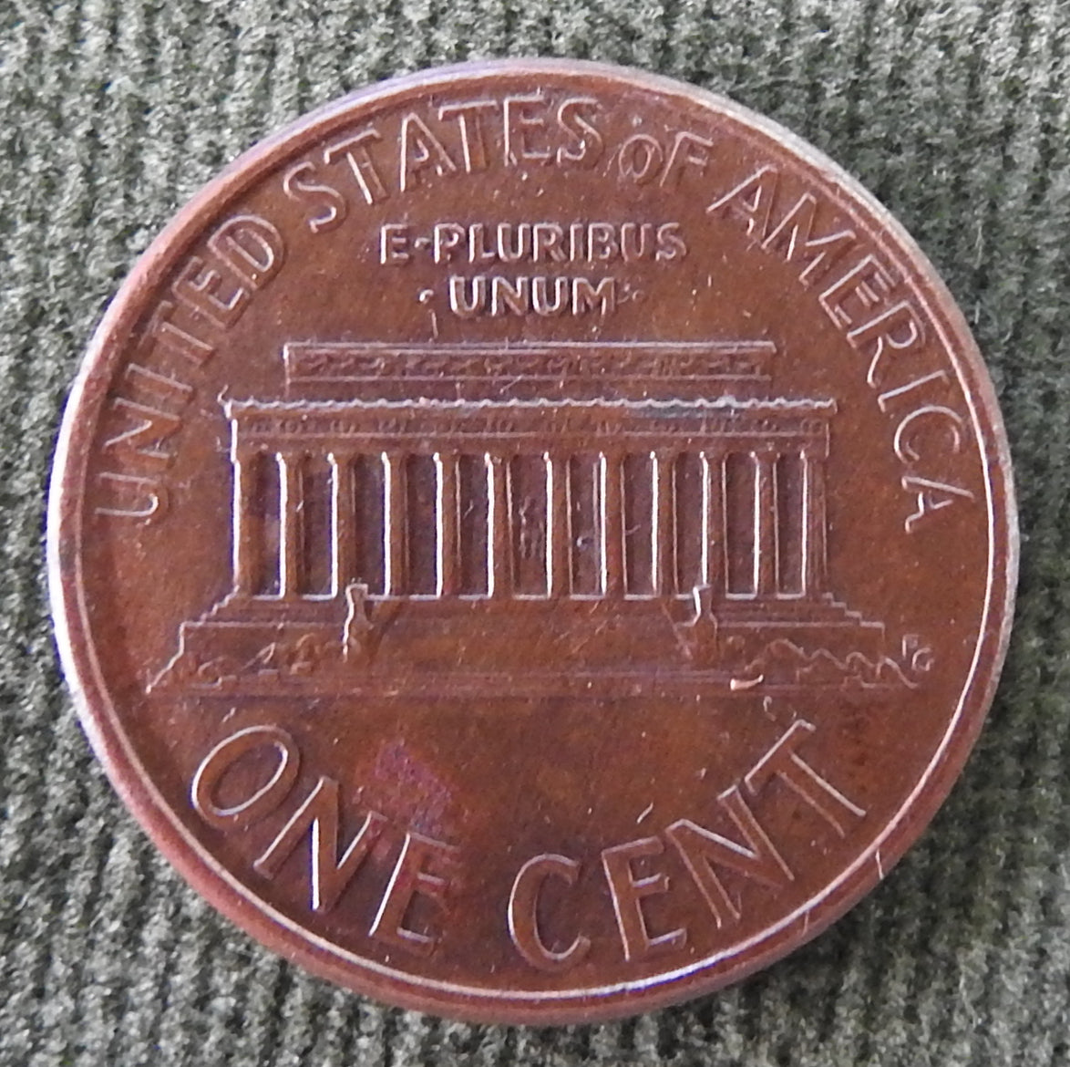 USA American 1995 1 Cent Lincoln Monument Coin - Circulated