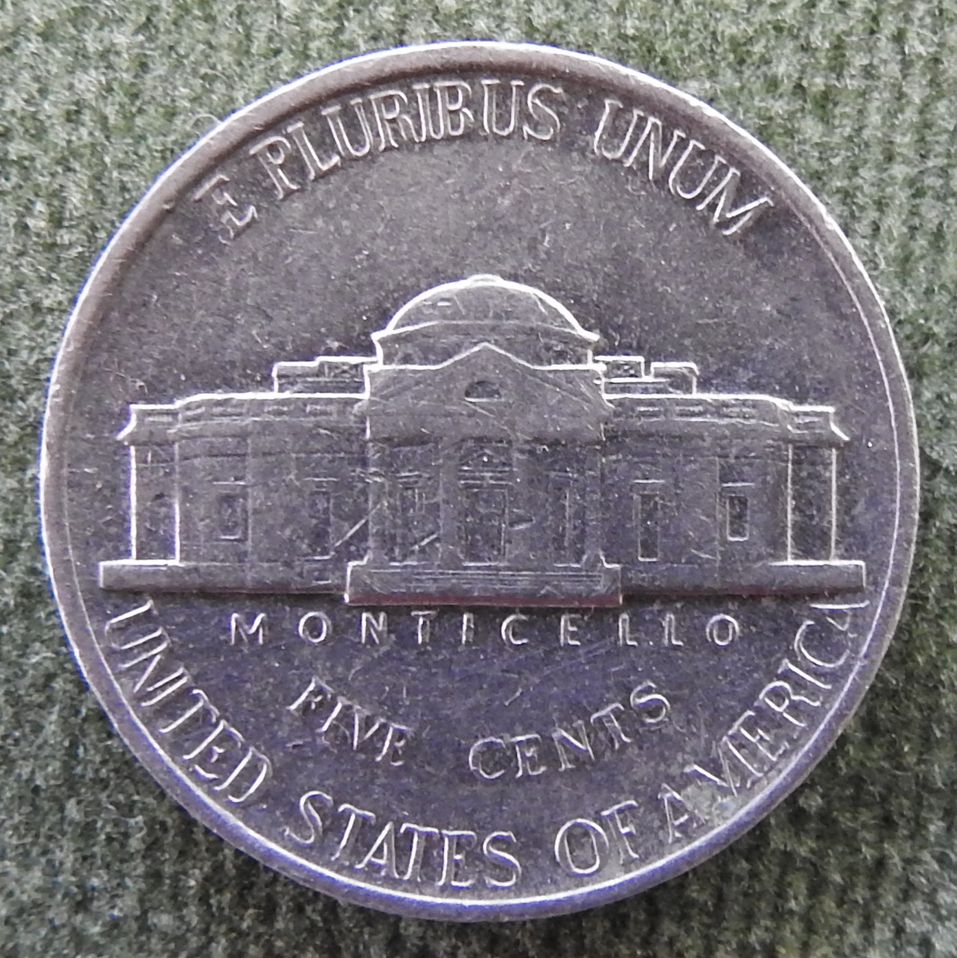 USA American 1995 D Nickel Jefferson Coin - Circulated