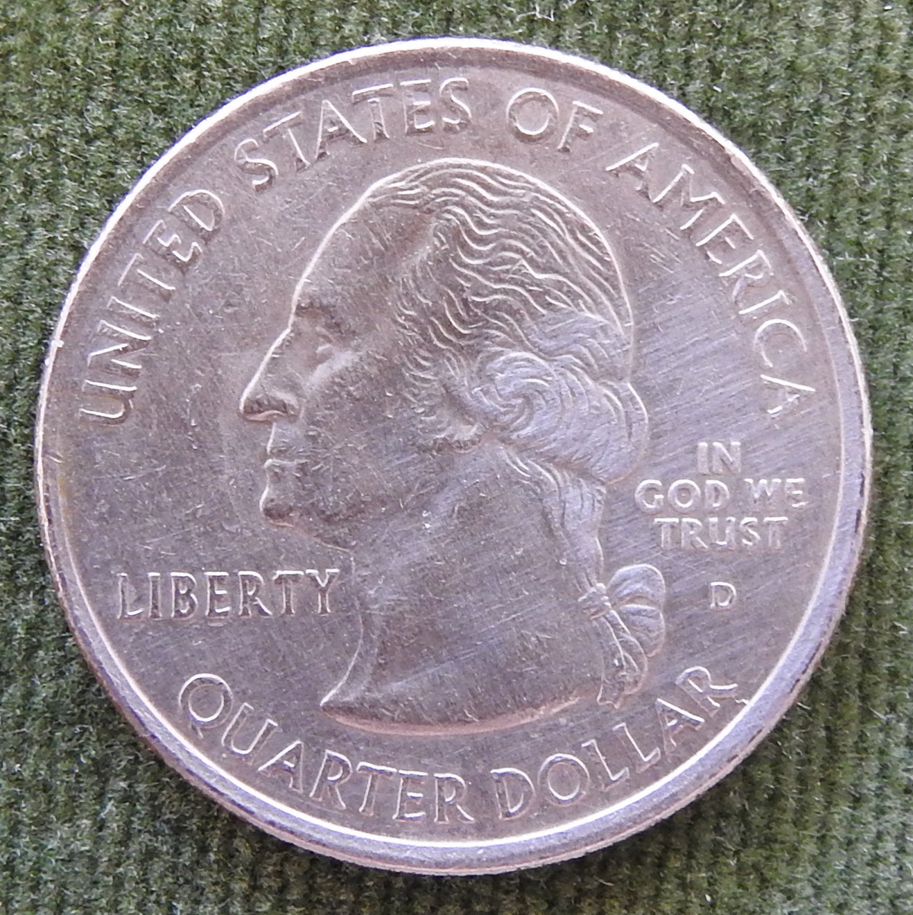 USA American 2000 D Maryland The Old Line State Quarter Washington Coin 1788