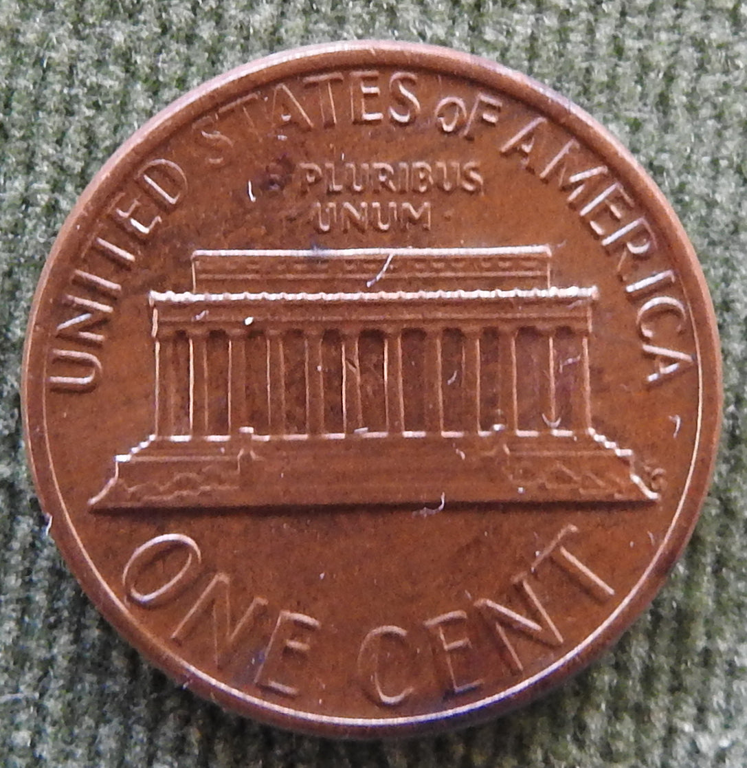 USA American 1979 1 Cent Lincoln Memorial Coin - Circulated