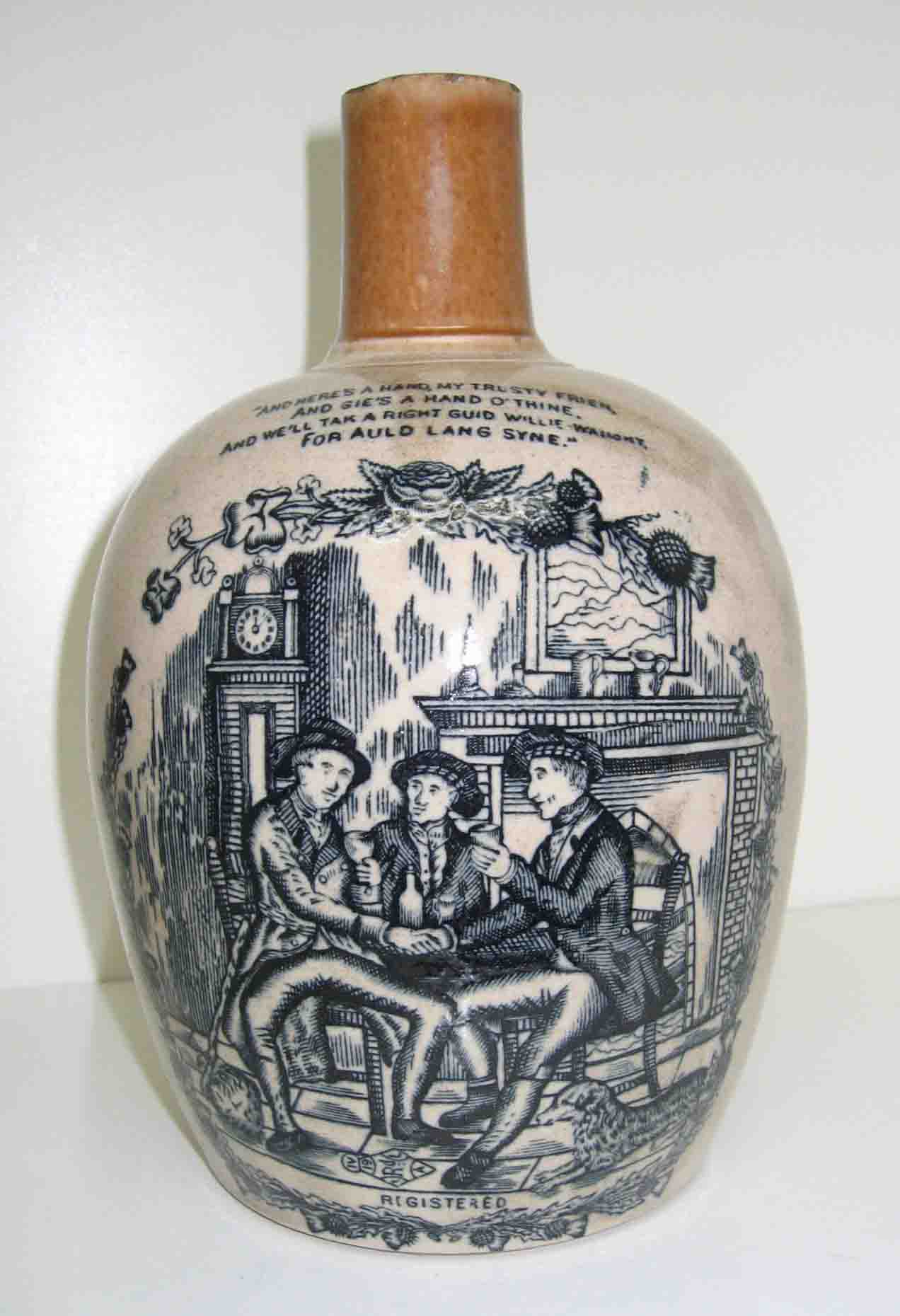 Henry Kennedy 'Auld Lang Syne' whiskey crock