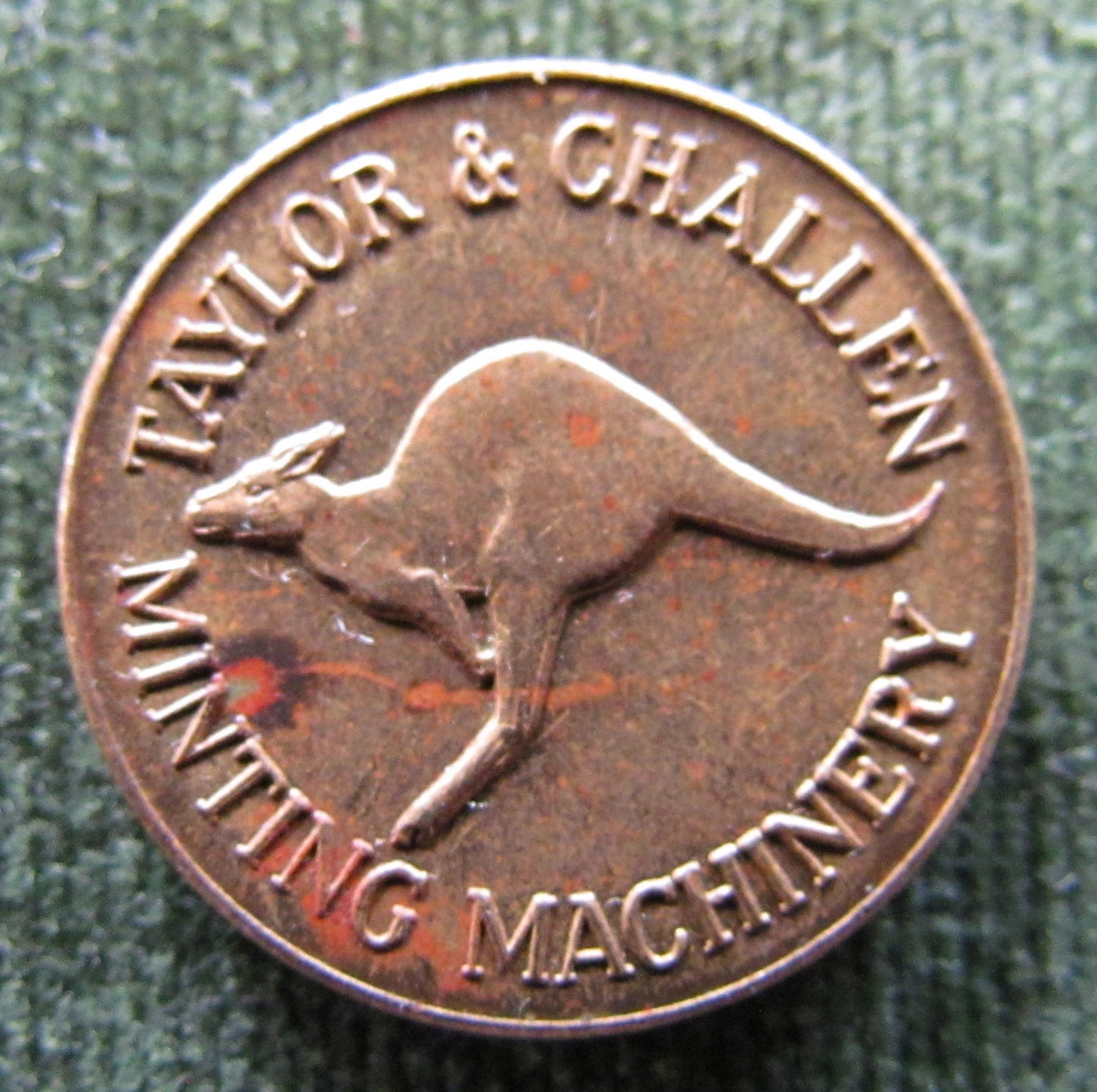 1964 Taylor & Challen Minting Machinery Australia British Exhibition Token