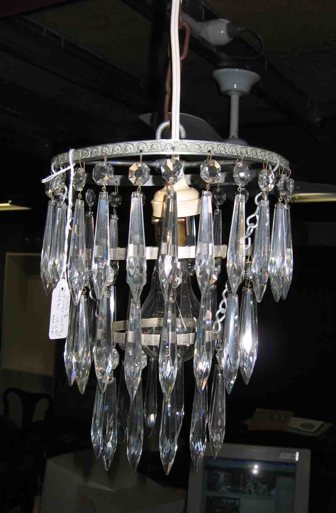 Crystal 3 tier chanderier