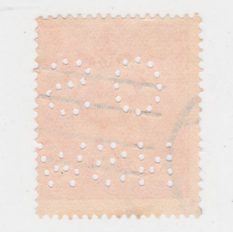 Australian 1920 2 Penny Orange King George V Stamp OS NSW Perferated