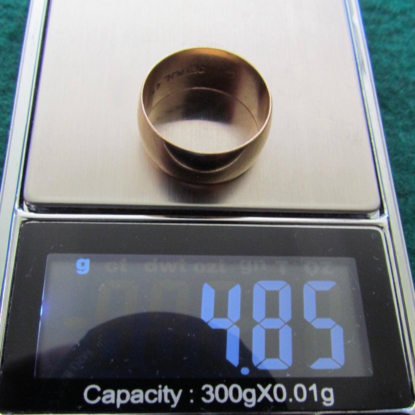 9ct Gold Wide Band Wedding Ring