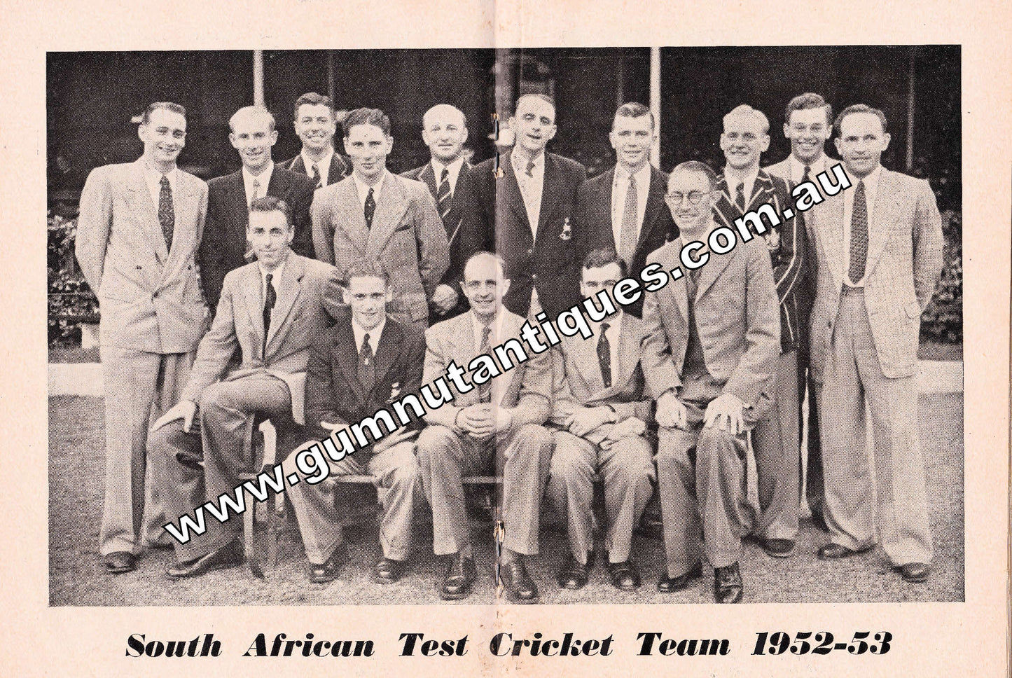 ABC Cricket Book South Africans Tour 1952 - 1953
