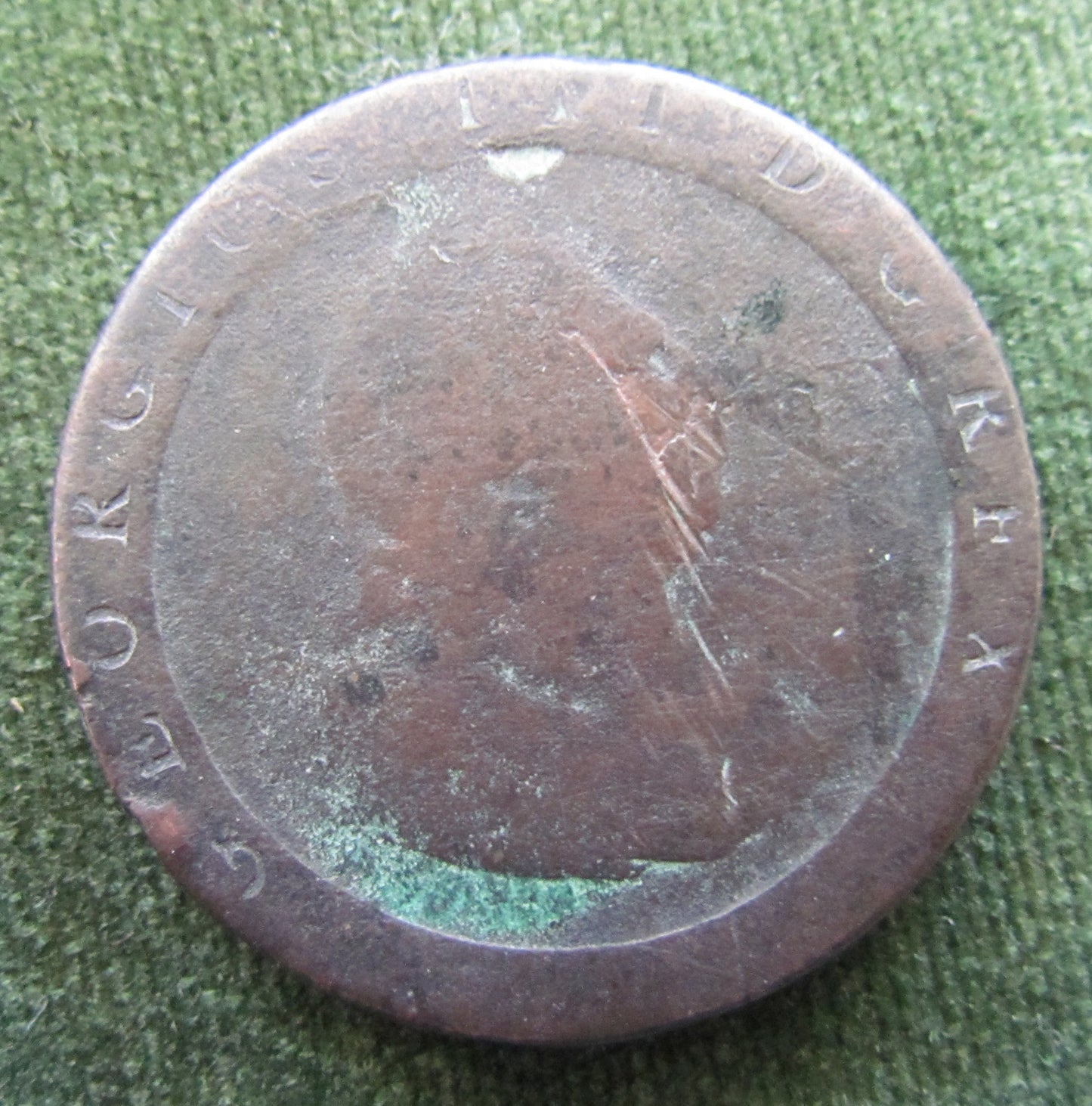 Australian 1797 Penny Cartwheel King George III Coin - Proclamation Coin