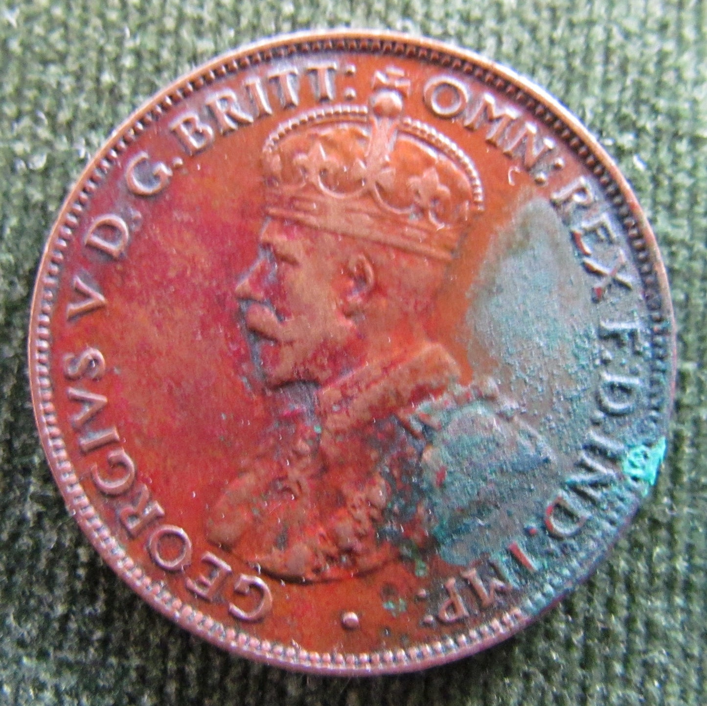 Australian 1931 1/2d Half Penny King George V Coin
