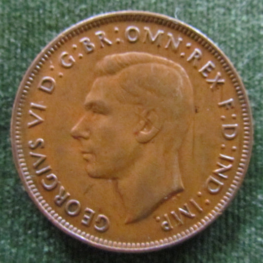 Australian 1944Y. 1d 1Penny King George VI Coin