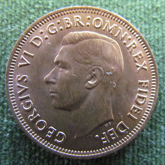 Australian 1951PL 1/2d Half Penny King George V Coin - High Grade