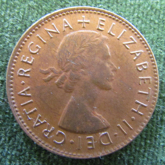 Australian 1953 1/2d Half Penny Queen Elizabeth II Coin - High Grade