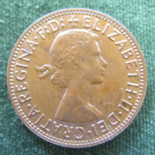 Australian 1964Y. 1d 1 Penny Queen Elizabeth II Coin