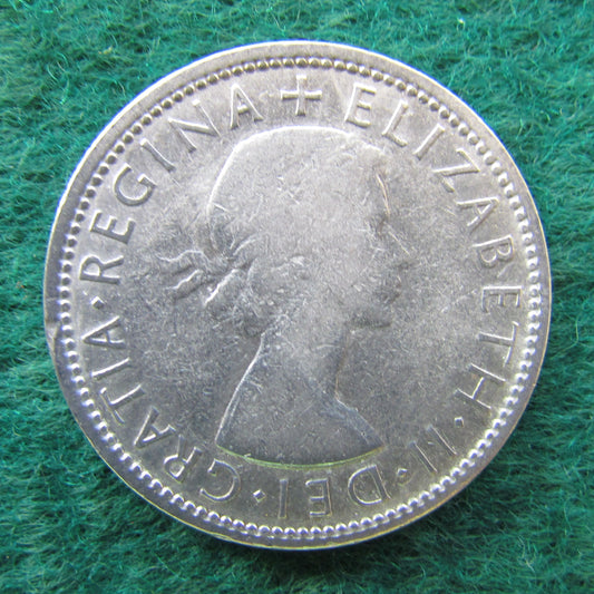 Australian 1953 2/- Florin Queen Elizabeth II Coin - Circulated
