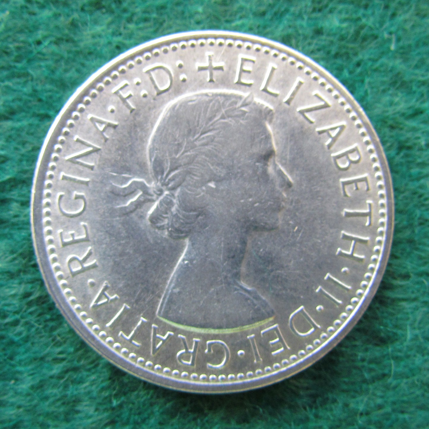 Australian 1954 2/- Royal Visit Florin Queen Elizabeth II Coin - Circulated