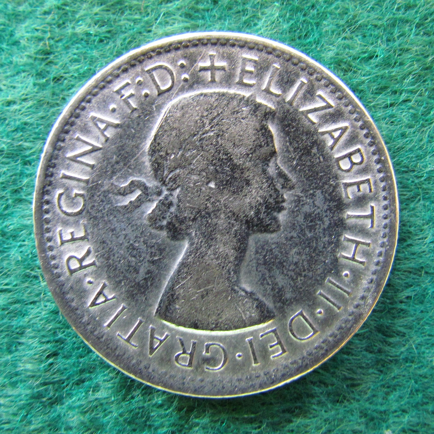 Australian 1958 2/- Florin Queen Elizabeth II Coin - Circulated