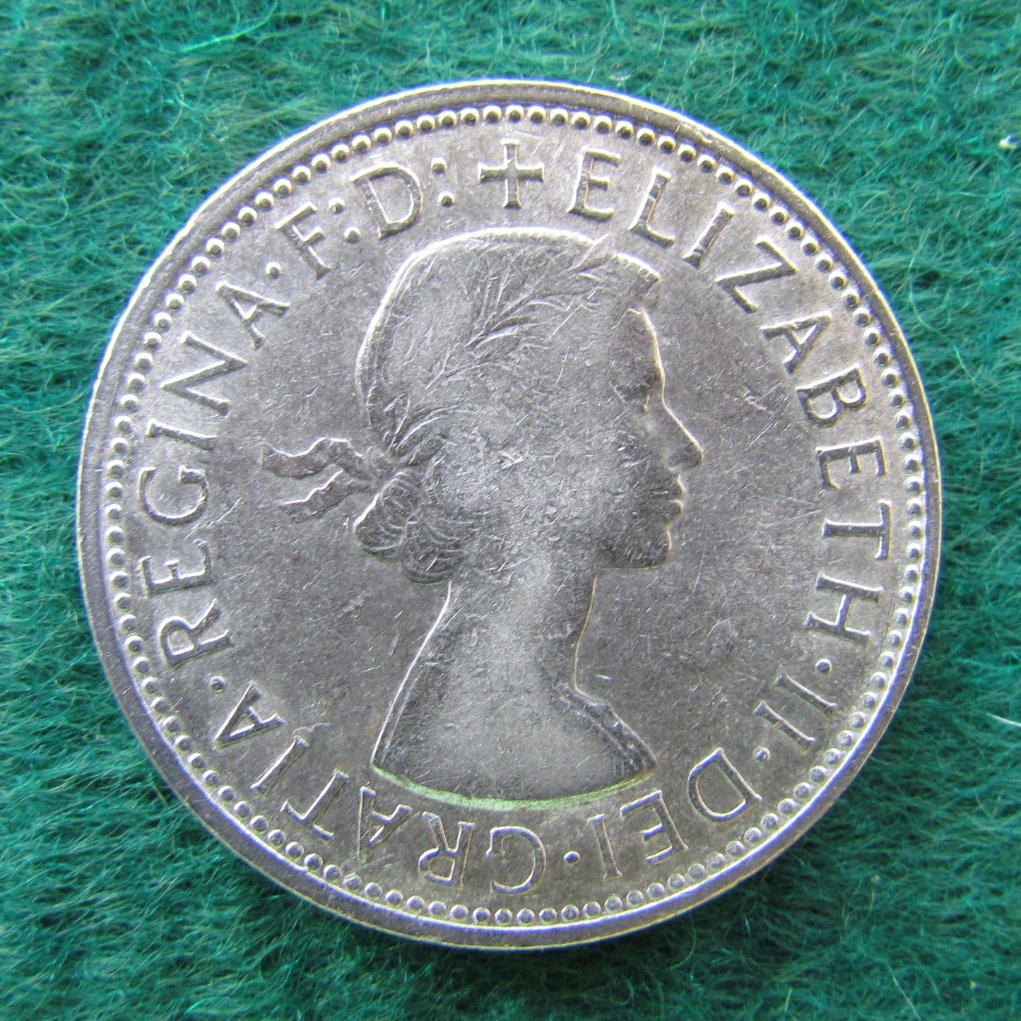 Australian 1960 2/- Florin Queen Elizabeth II Coin - Circulated