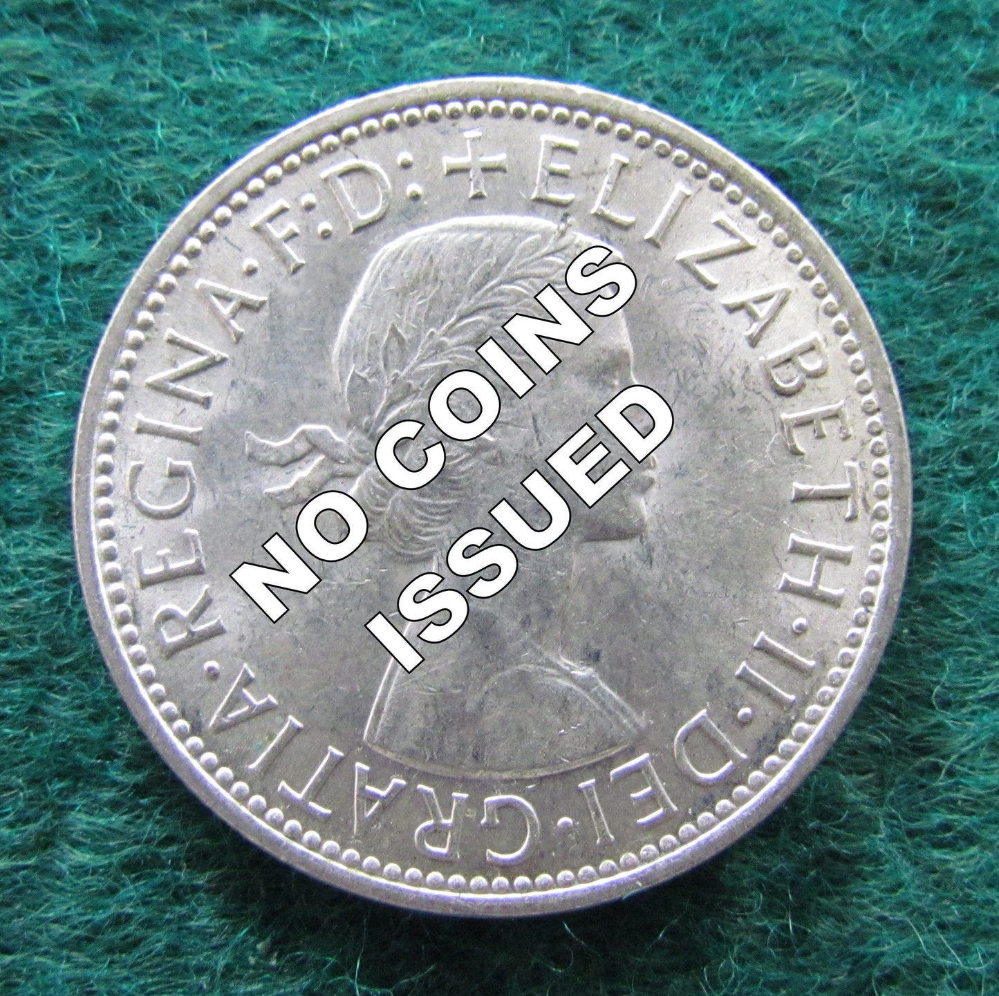 Australian 1955 2/- Florin Queen Elizabeth II Coin