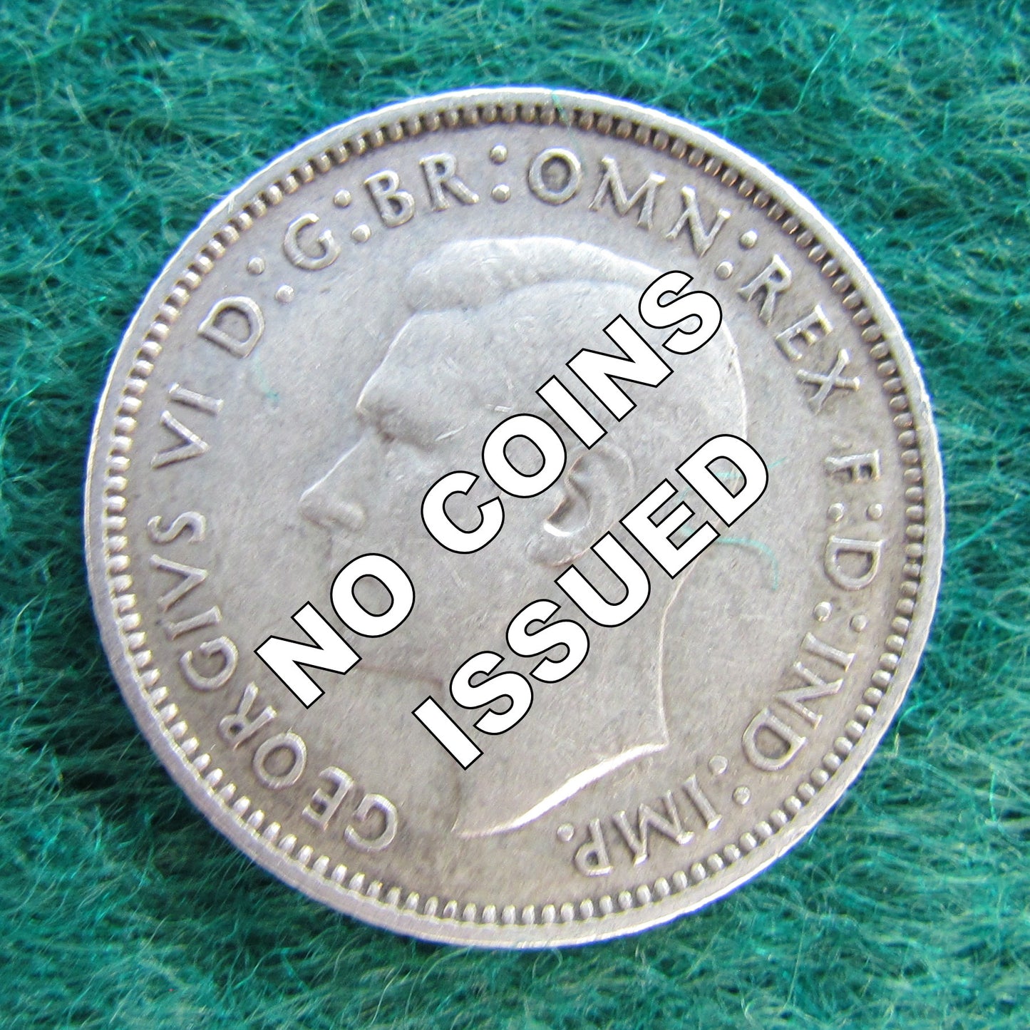 Australian 1947 6d Sixpence King George VI Coin