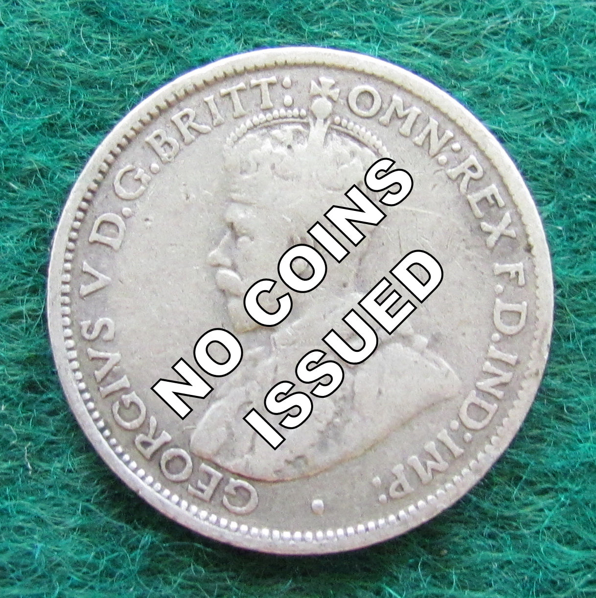 Australian 1933 6d Sixpence King George V Coin