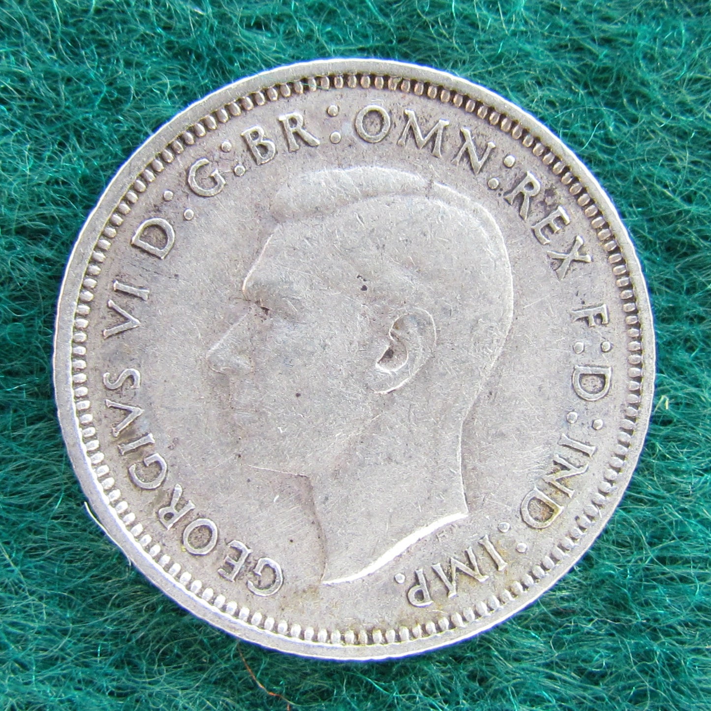 Australian 1938 6d Sixpence King George VI Coin - Circulated