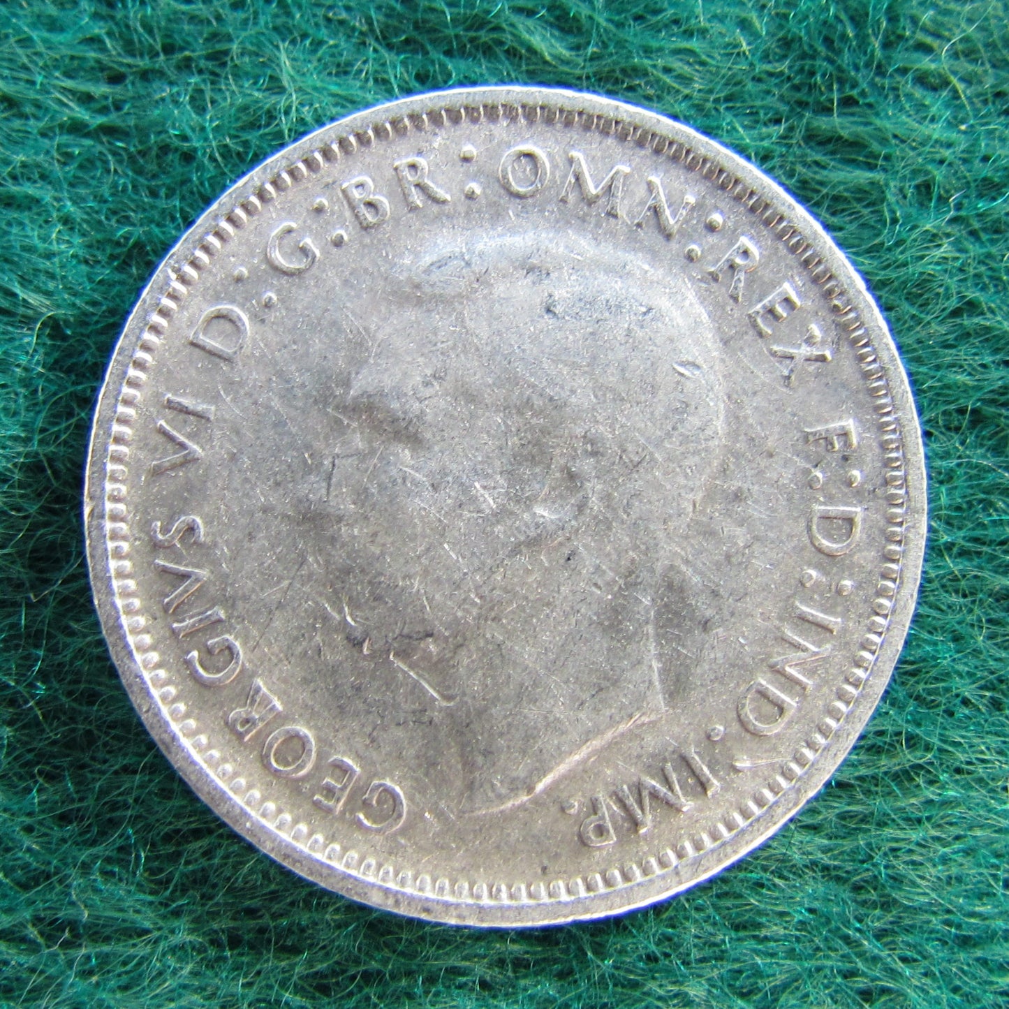 Australian 1941 6d Sixpence King George VI Coin - Circulated