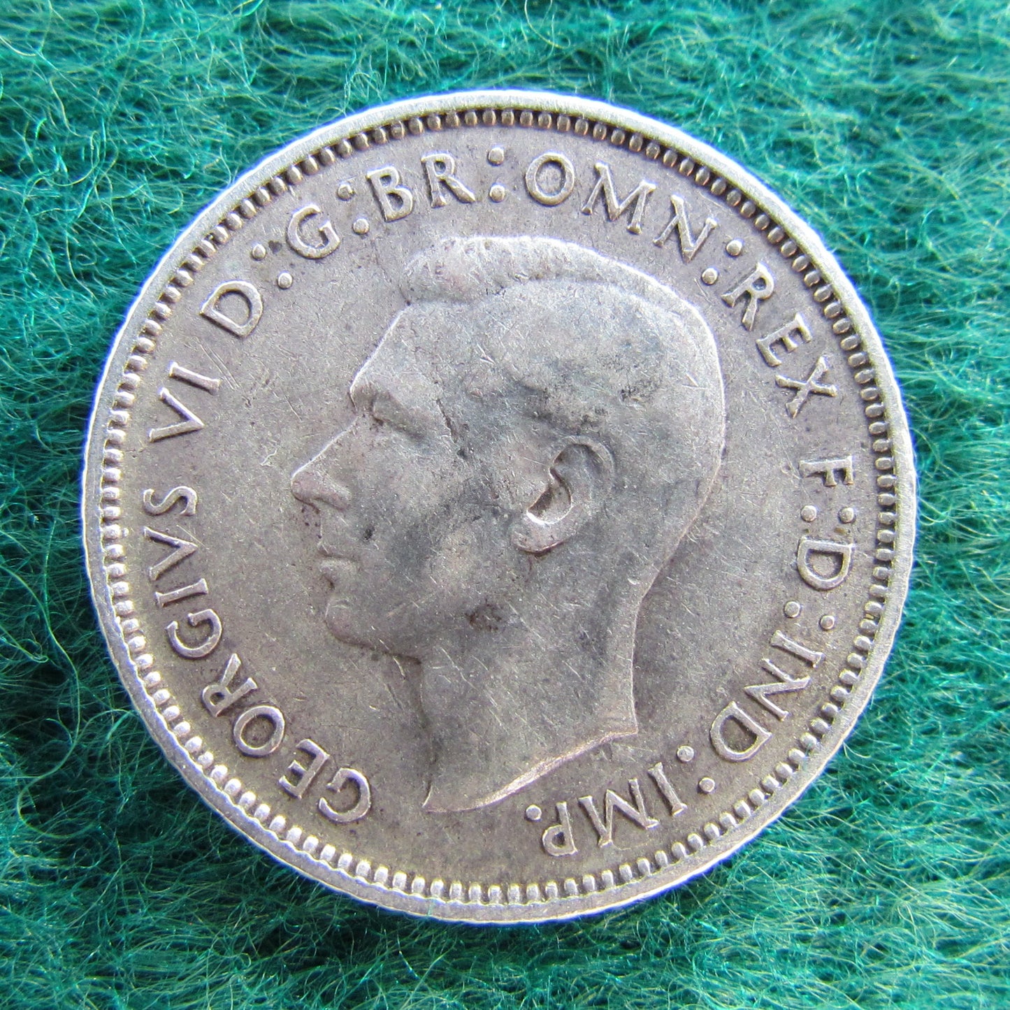 Australian 1942 S 6d Sixpence King George VI Coin - Circulated