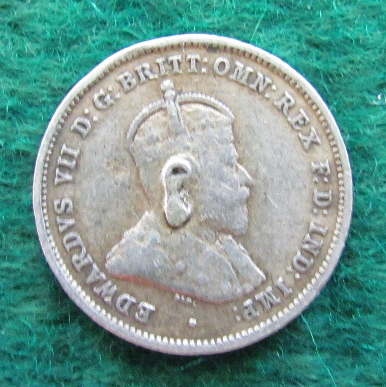 Australian 1910 6d Sixpence King Edward VII Coin Variety - Circulated