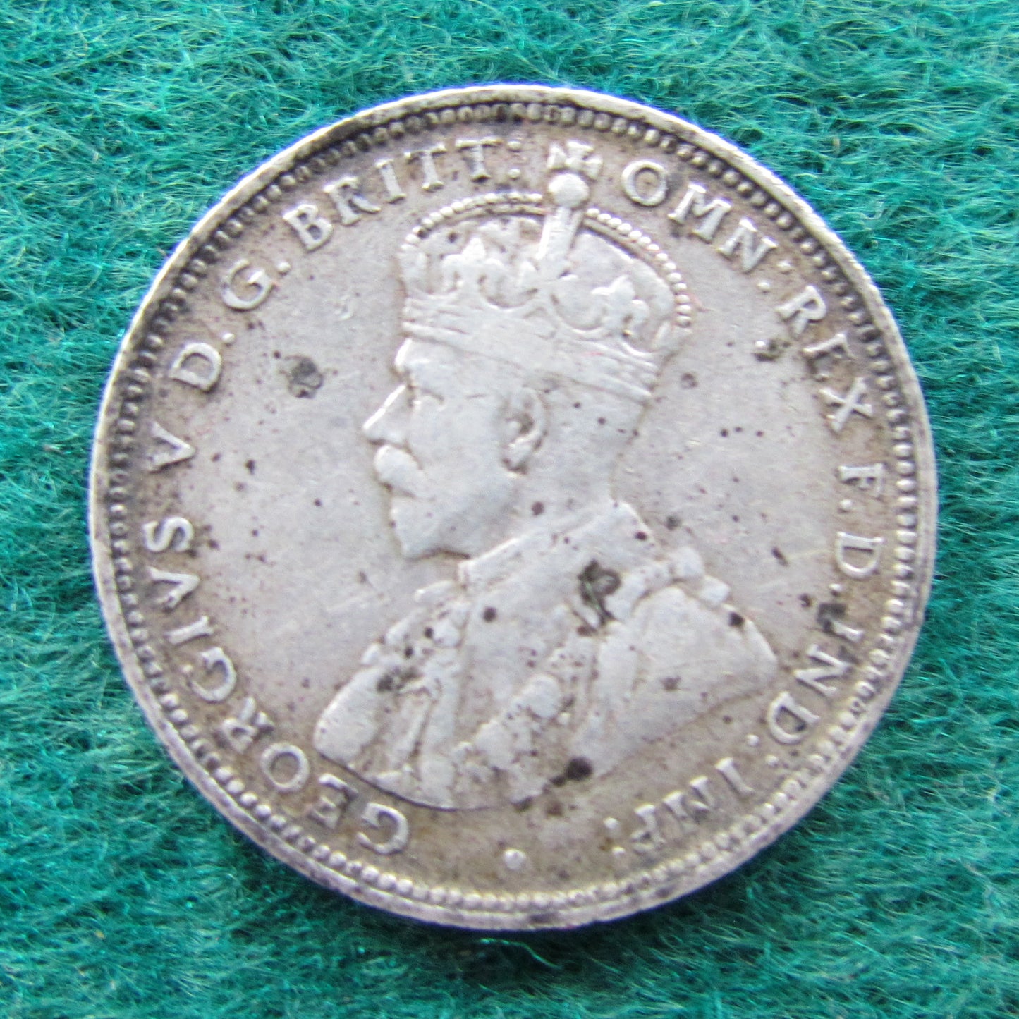 Australian 1912 1/- 1 Shilling Coin King George V Circulated