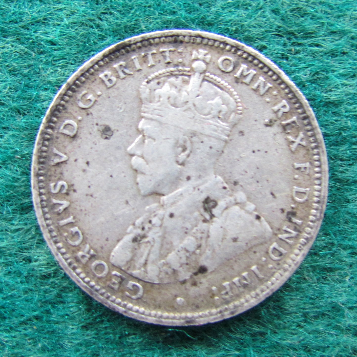 Australian 1912 1/- 1 Shilling Coin King George V Circulated