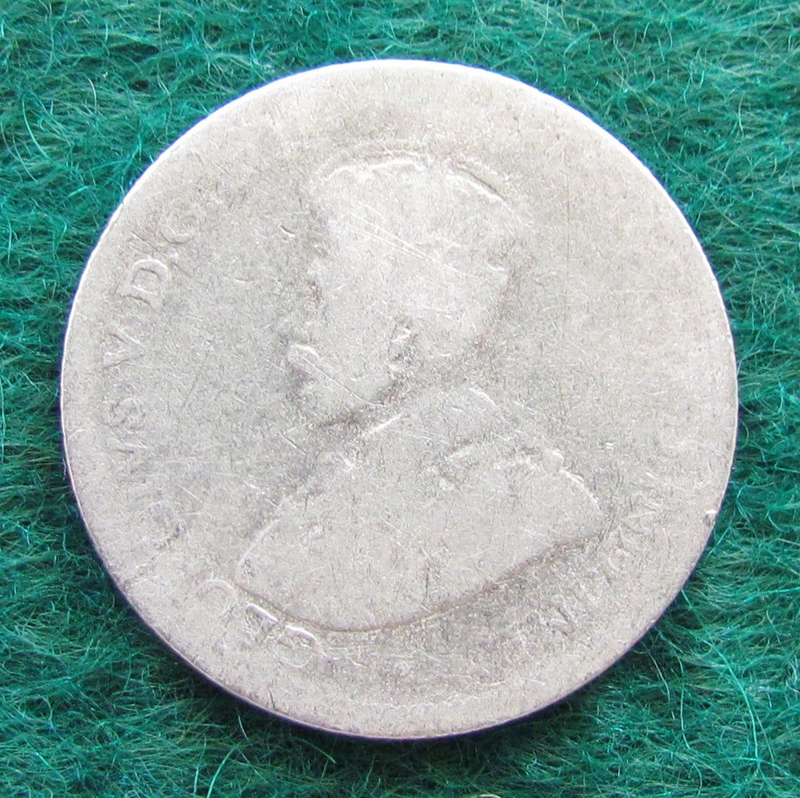 Australian 1924 6d Sixpence King George V Coin - Circulated